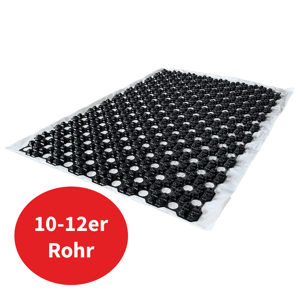 Thin-layer underfloor heating dimpled foil NerthusFlow for 10-12 mm pipe 10 m²