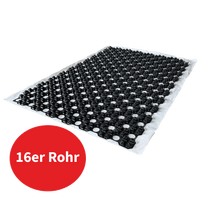 10m² Dünnschicht Fußbodenheizung Noppenfolie NerthusFlow für 16er Rohr