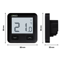 E10-B/W 230V – Wifi-Raumthermostat Engo Controls