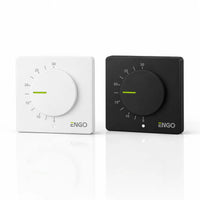 ESimple-230W/B – Kabelgebundener 230 V Temperaturregler mit Drehknopf Engo Controls