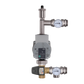 Regelstation Vernickelt Automatik – WILO Pumpe + ESBE Dreiwegeventil Kvs 3,4 | 20-50 °C