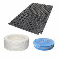 Noppensystem Fußbodenheizung Komplettset 100 m² – MC Therm