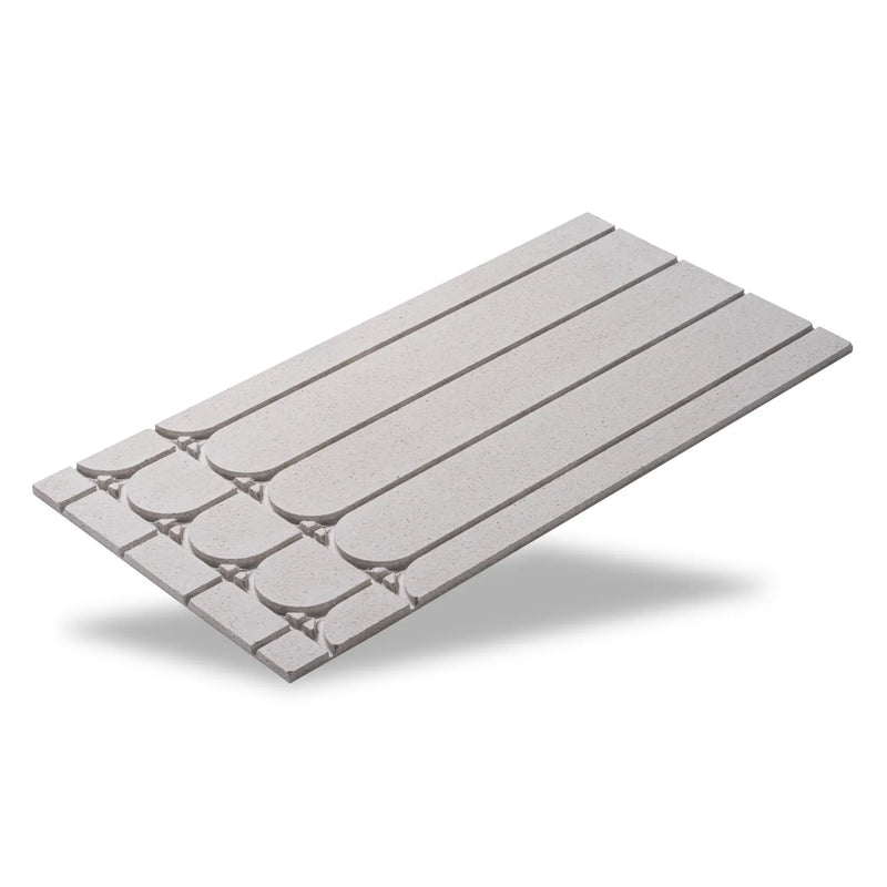 Gipsfaser Trockenbau Fußbodenheizung gerades Element 25 mm MC Therm Systemtechnik