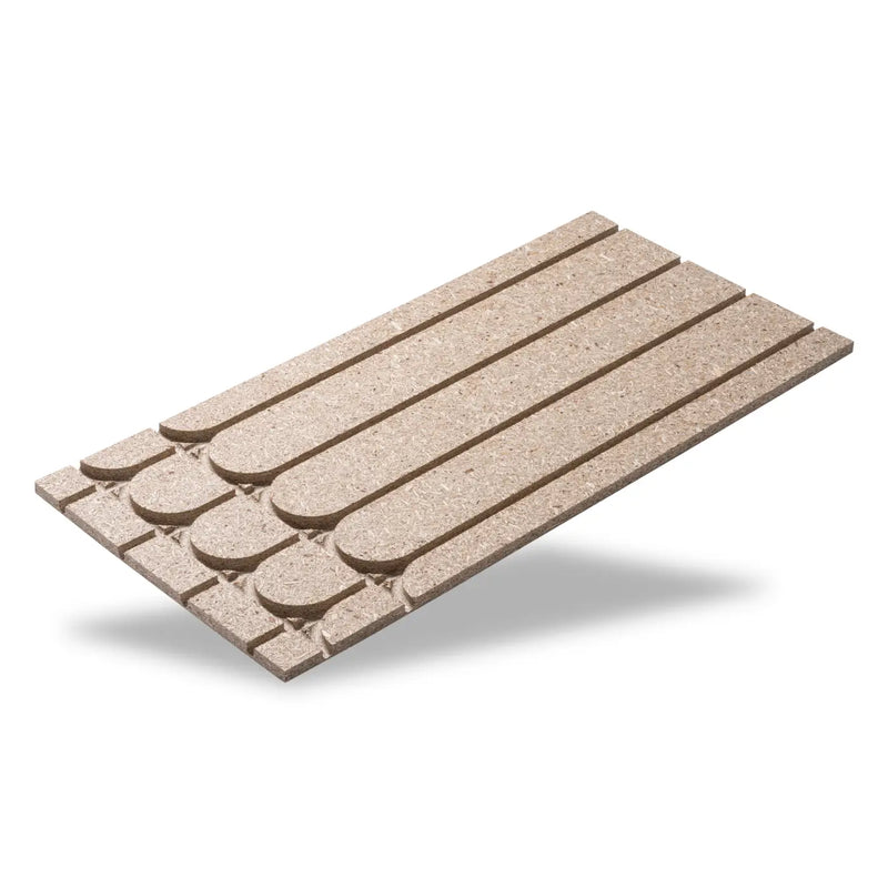 Trockenbau Spanplatte 22 mm – 150 mm Rohrabstand | Fußbodenheizung MC Therm