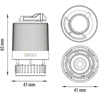 Thermoelektrischer Stellantrieb Engo E30NC - 230 für Fußbodenheizung - MC Therm Shop