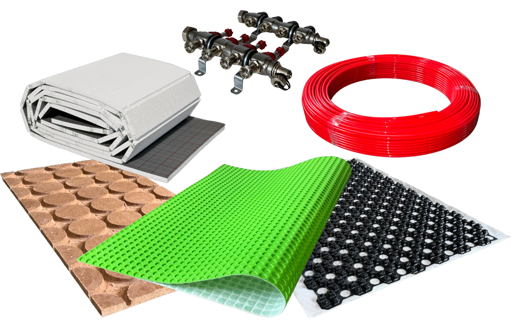 Selection of MC Therm products for surface heating and cooling.