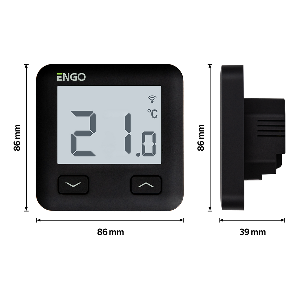 E10-B/W 230V – Wifi-Raumthermostat Engo Controls