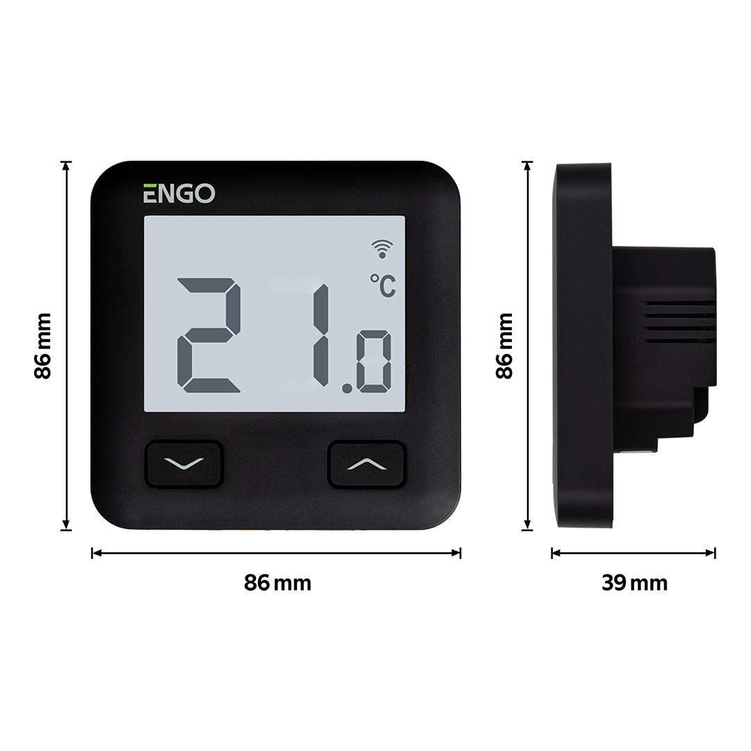 E10-B/W 230V – Wifi-Raumthermostat Engo Controls