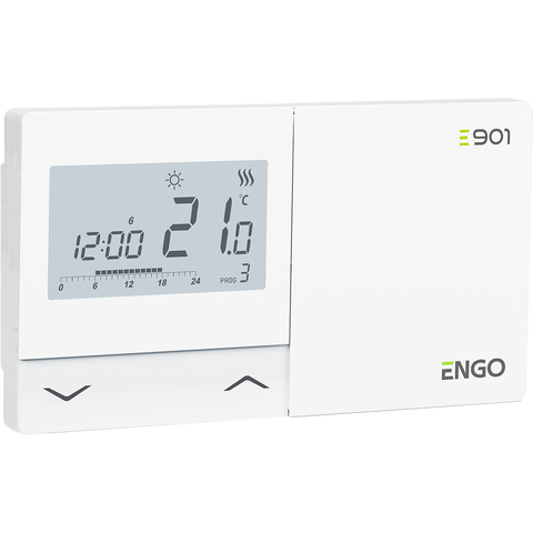 E901 - Programmierbarer, kabelgebundener Temperaturregler Engo Controls
