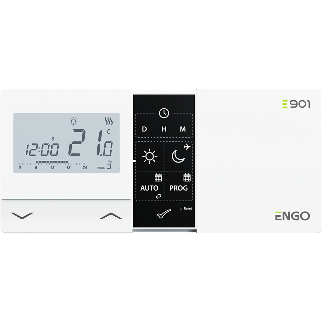 E901 - Programmierbarer, kabelgebundener Temperaturregler Engo Controls