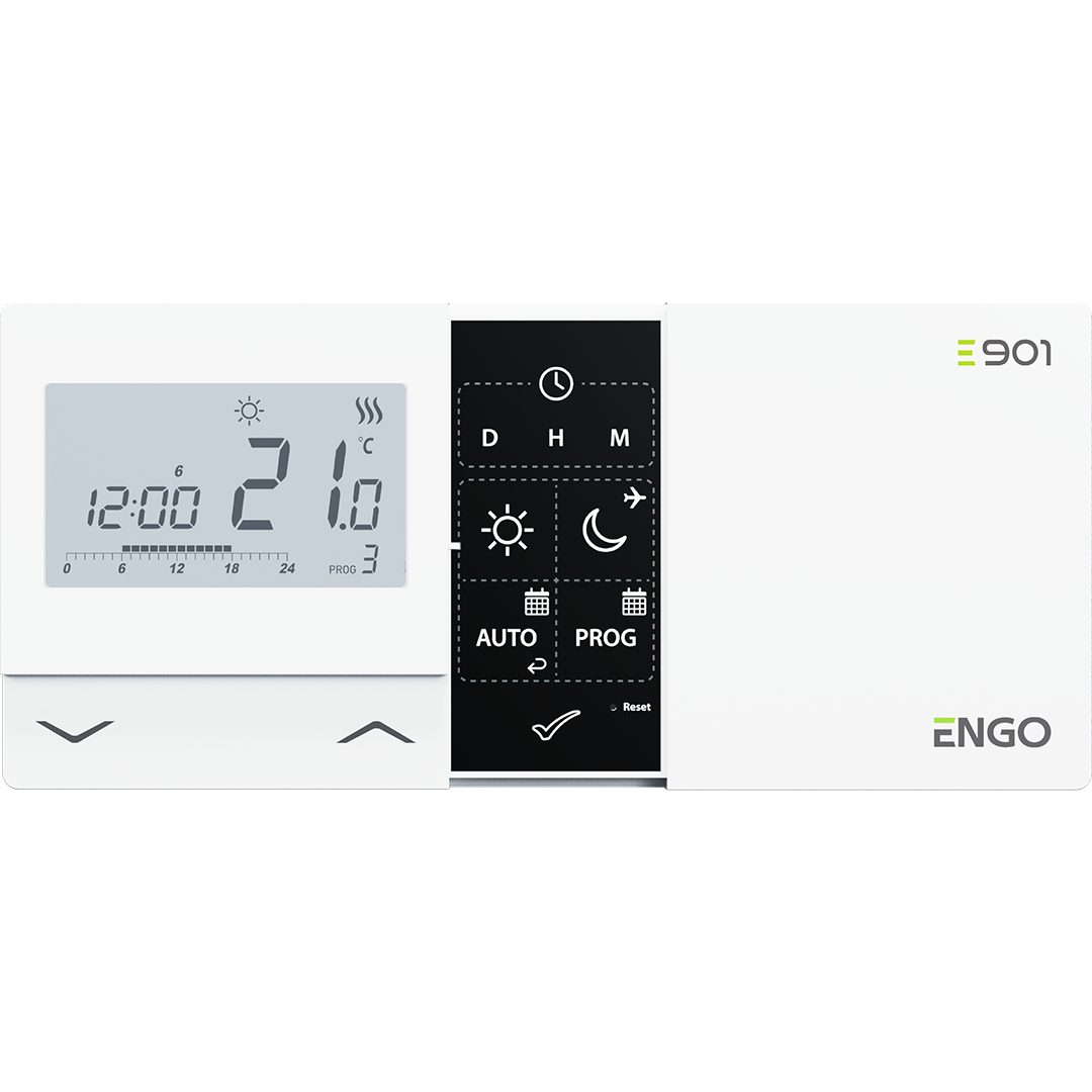 E901 - Programmierbarer, kabelgebundener Temperaturregler Engo Controls
