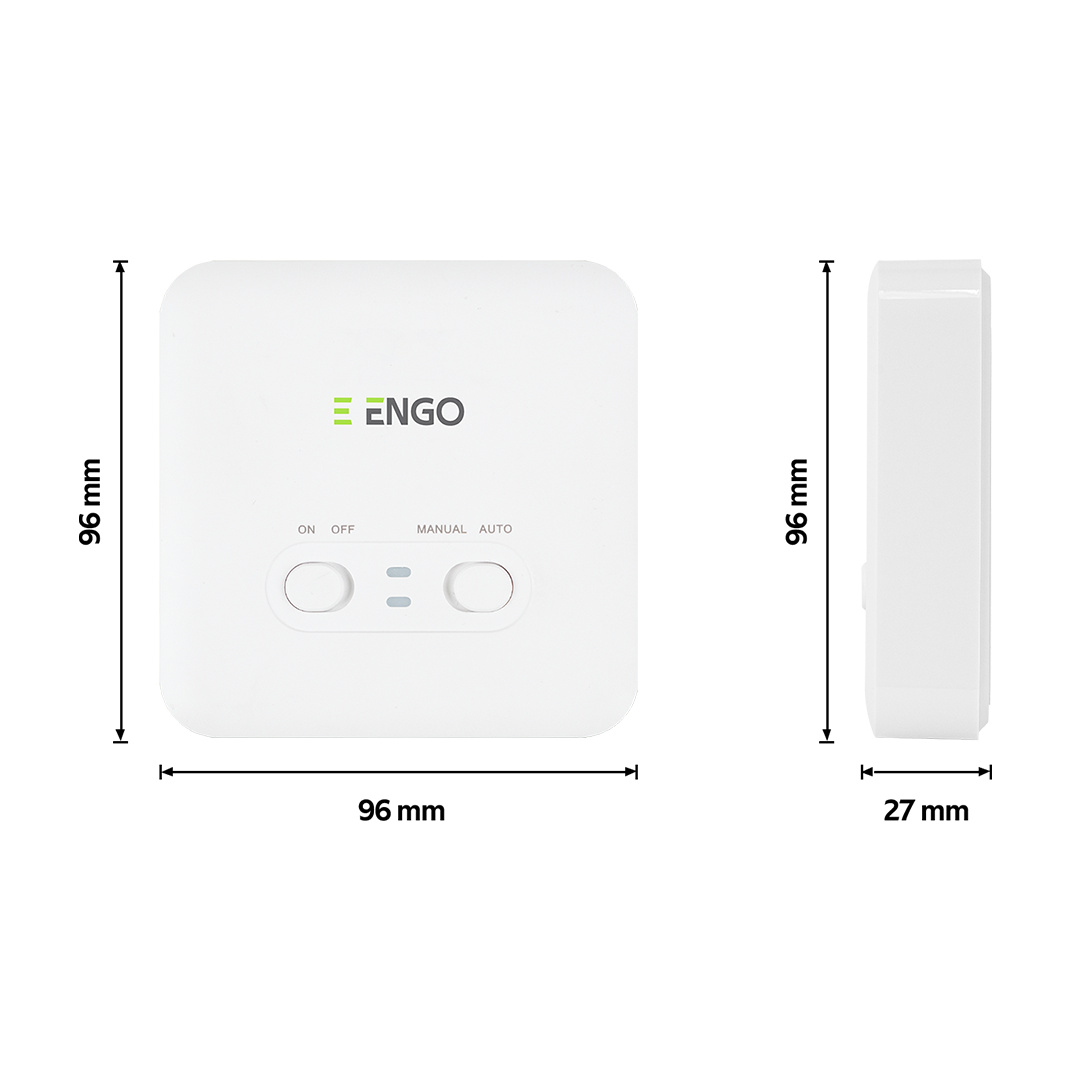 E901-RF – Kabelloses Funk-Thermostat 868 MHz Engo Controls