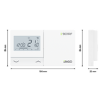 E901-RF – Kabelloses Funk-Thermostat 868 MHz Engo Controls