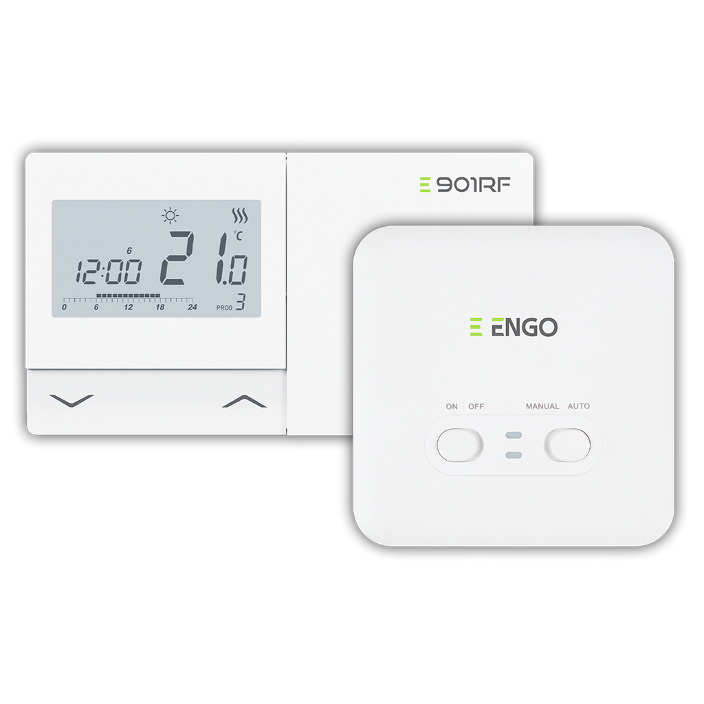 E901-RF – Kabelloses Funk-Thermostat 868 MHz Engo Controls
