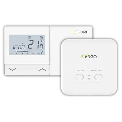 E901-RF – Kabelloses Funk-Thermostat 868 MHz Engo Controls