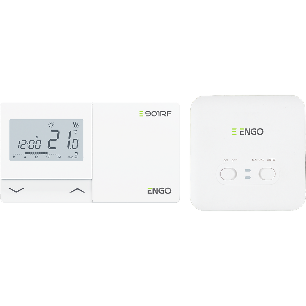 E901-RF – Kabelloses Funk-Thermostat 868 MHz Engo Controls