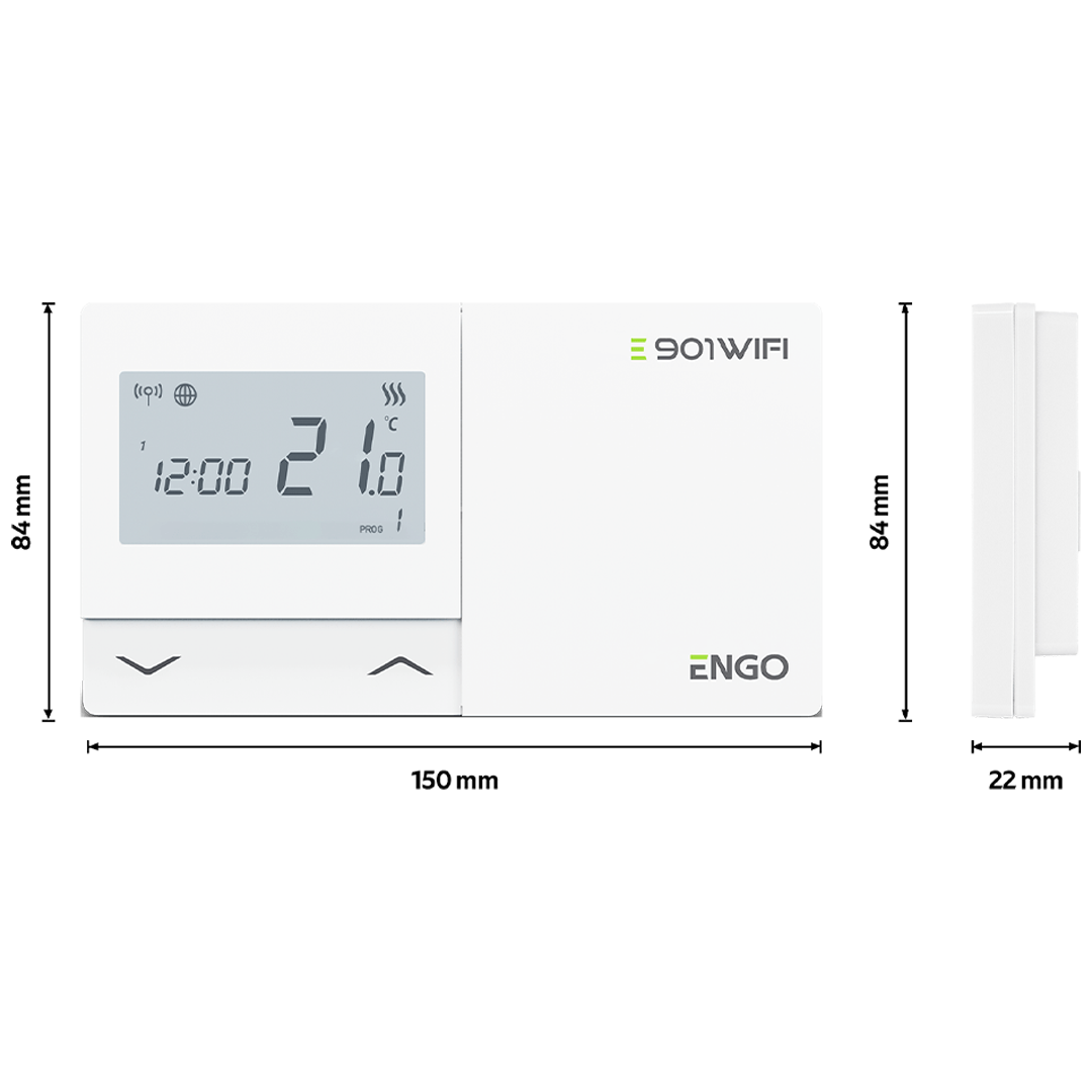 E901-WIFI - Kabelloser Internet-Temperaturregler, WLAN Engo Controls