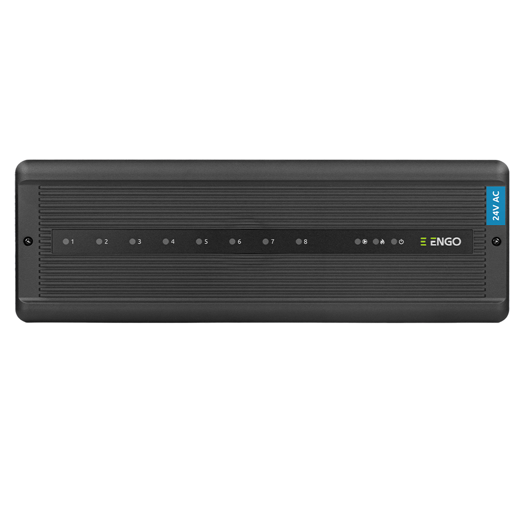 Regelklemmleiste ECB8-24 V kabelgebunden 8 Zonen - MC Therm front