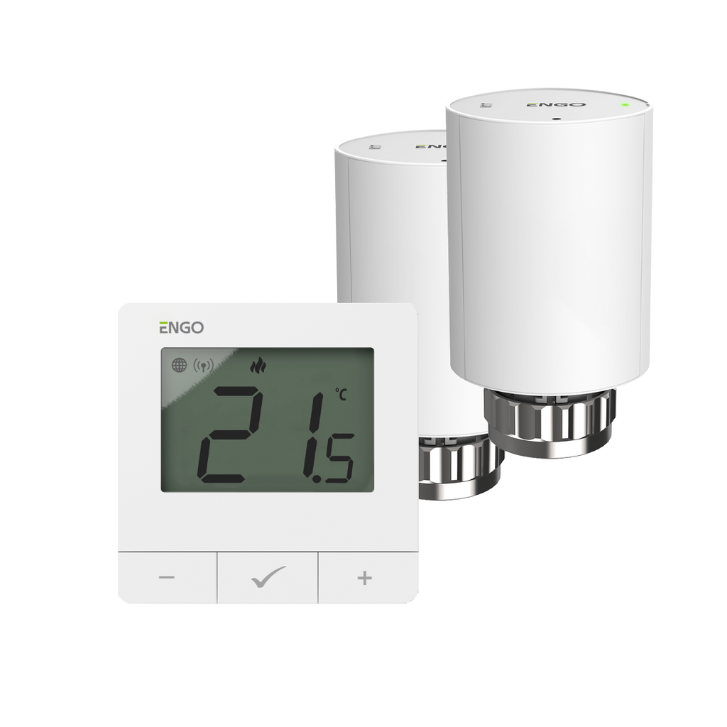 Wifi-Smart Heizkörperventil ETRV + E25-230V ZigBee Thermostat Set