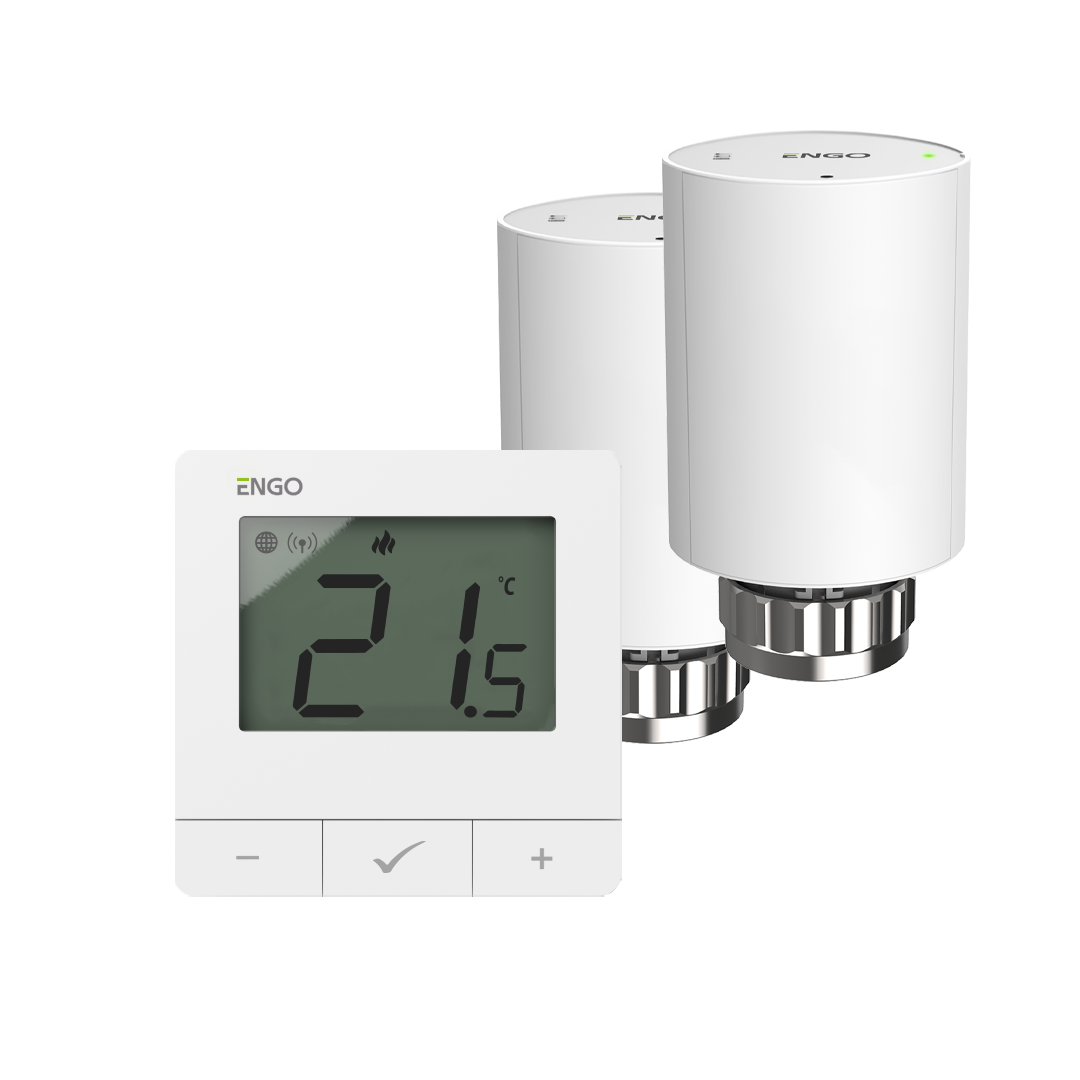 Wifi-Smart Heizkörperventil ETRV + E25-230V ZigBee Thermostat Set