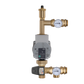 Regelstation Messing – WILO Pumpe + ESBE Dreiwegeventil Kvs 3,4 | 20-50 °C