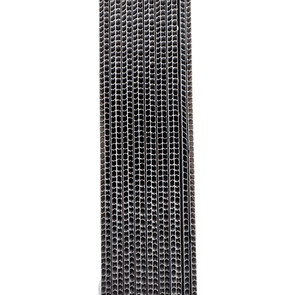 Hohlkammerprofilplatte mit Rasteraufdruck für Fußbodenheizung zum Tackern - Waben