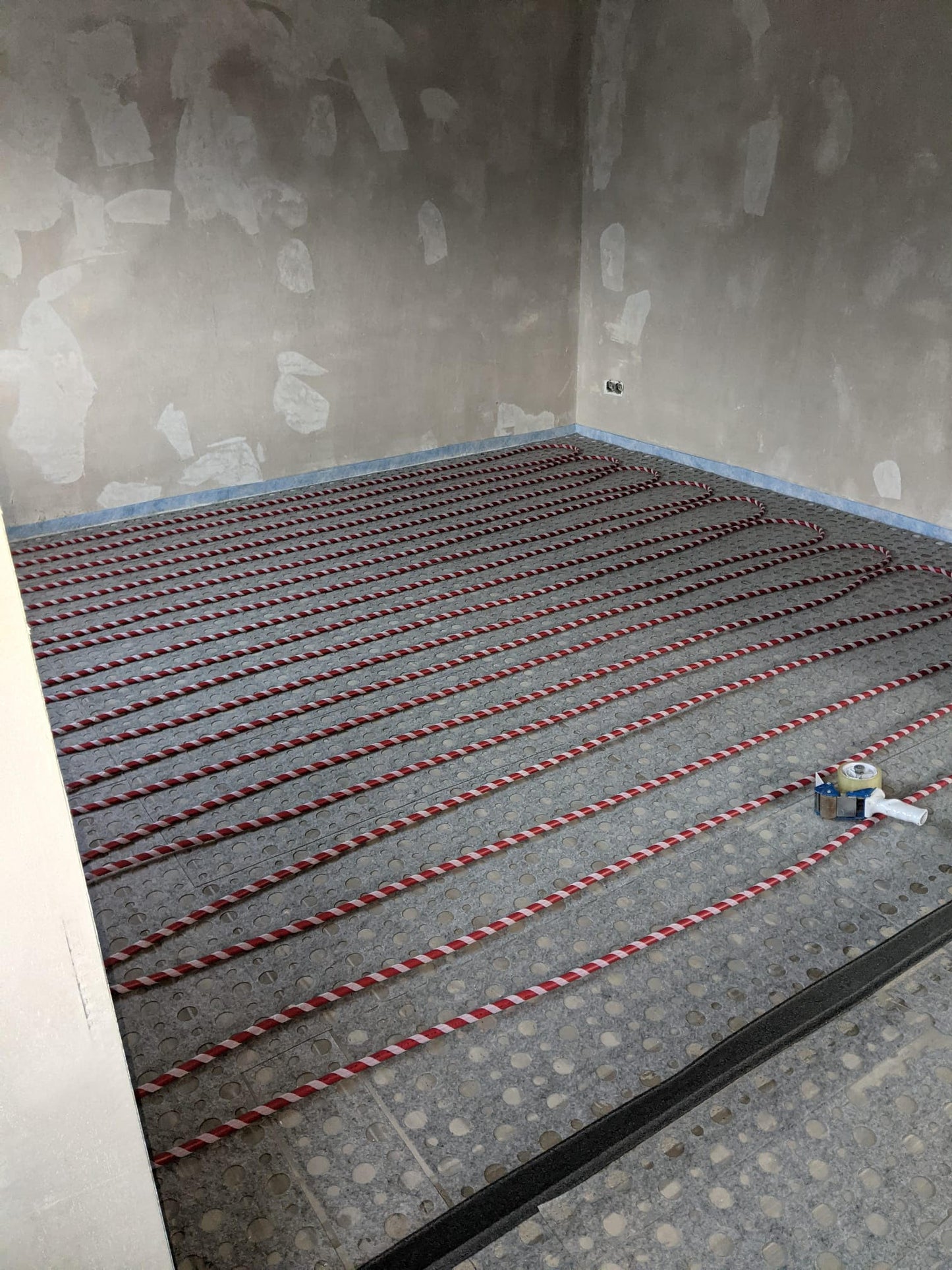 TempusFlat Klett Dünnschicht Fußbodenheizung Hertoec