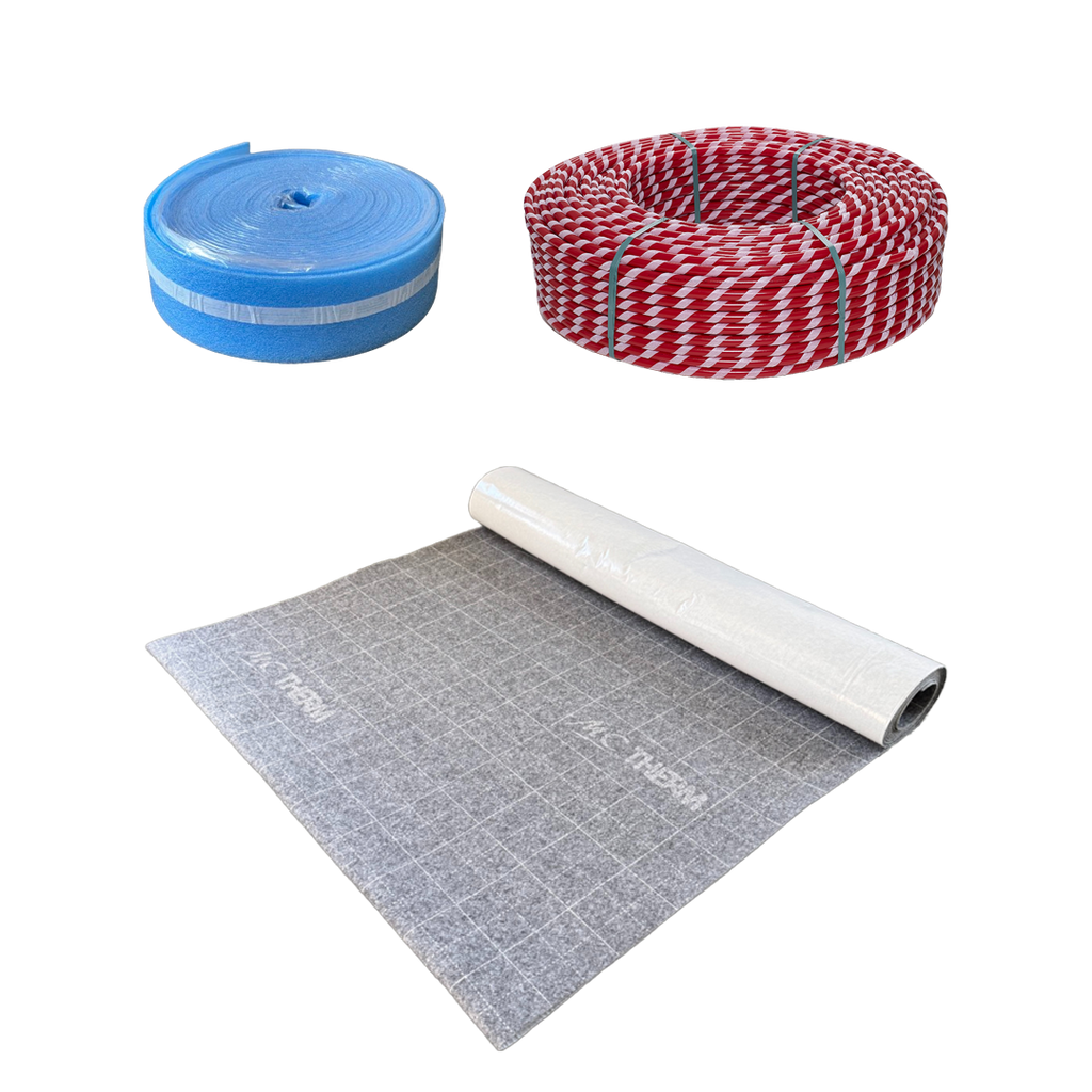 20 - 200 m² Komplettset MC Klett Slim | Fußbodenheizung Klettsystem