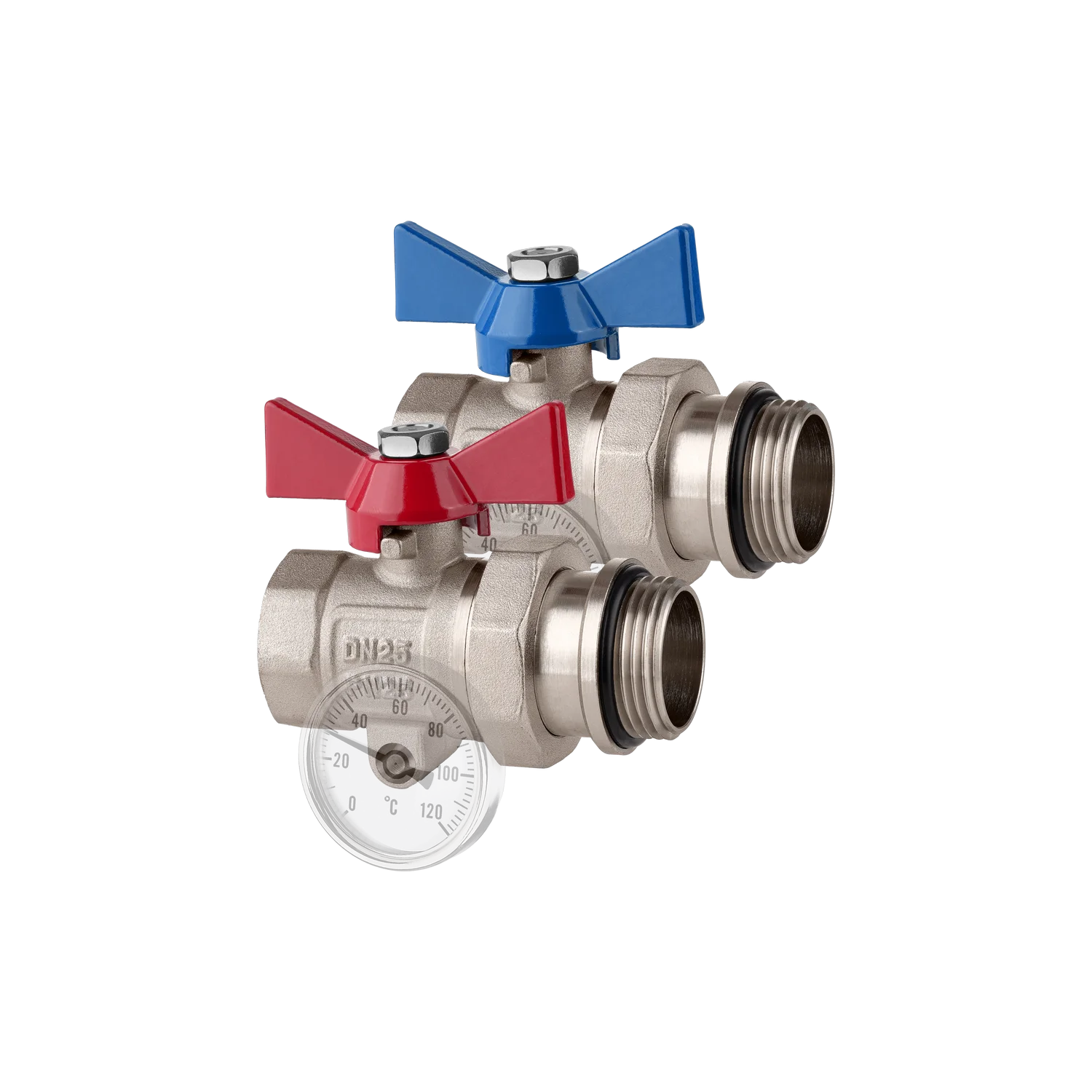 Kugelhahn-Anschluss-Set für Heizkreisverteiler – Sicher & effizient! Wigell