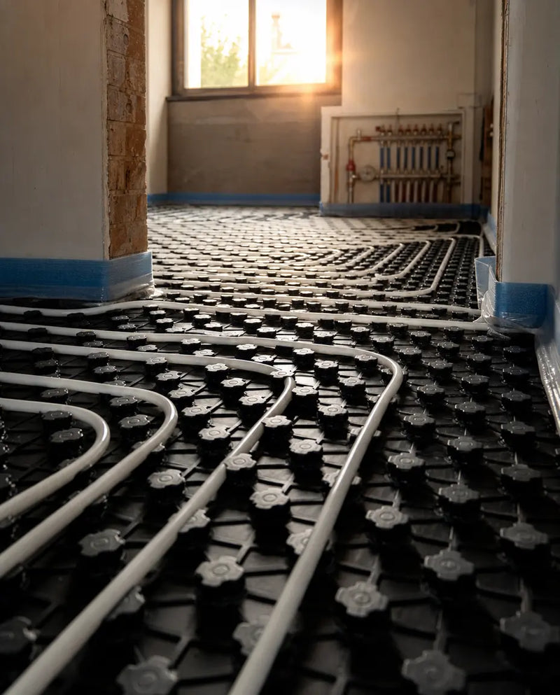Noppensystem Fußbodenheizung Komplettset 200 m² MC Therm