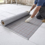 Rasterfolie für Fußbodenheizung mit Bändchengewebe – Meterware MC Therm Systemtechnik