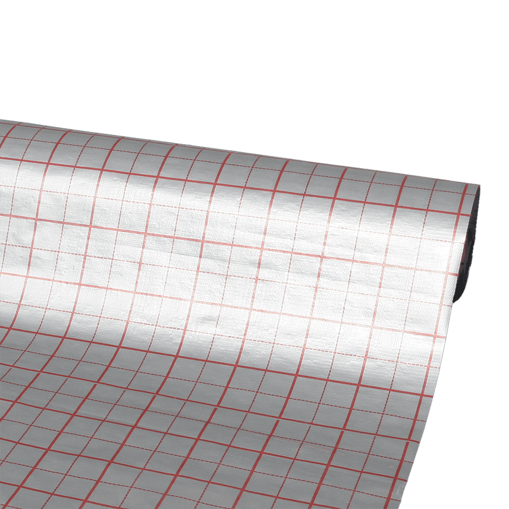 Rasterfolie für Fußbodenheizung mit Bändchengewebe - Meterware Produktbild