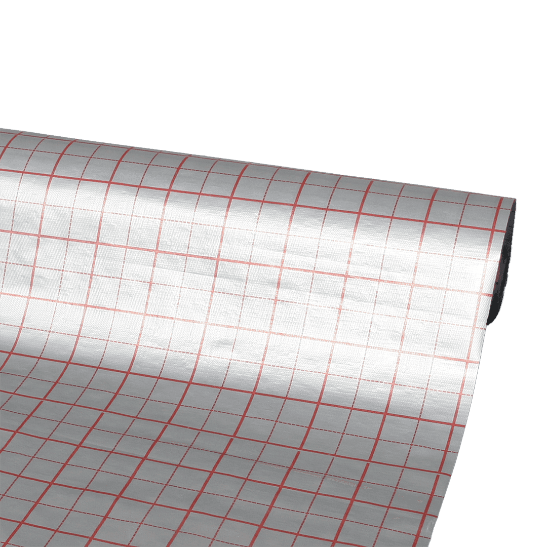 Rasterfolie für Fußbodenheizung mit Bändchengewebe - Meterware Produktbild