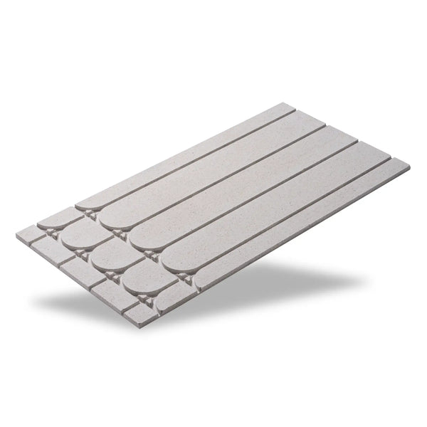 Gipsfaser Trockenbau Fußbodenheizung gerades Element 25 mm MC Therm Systemtechnik