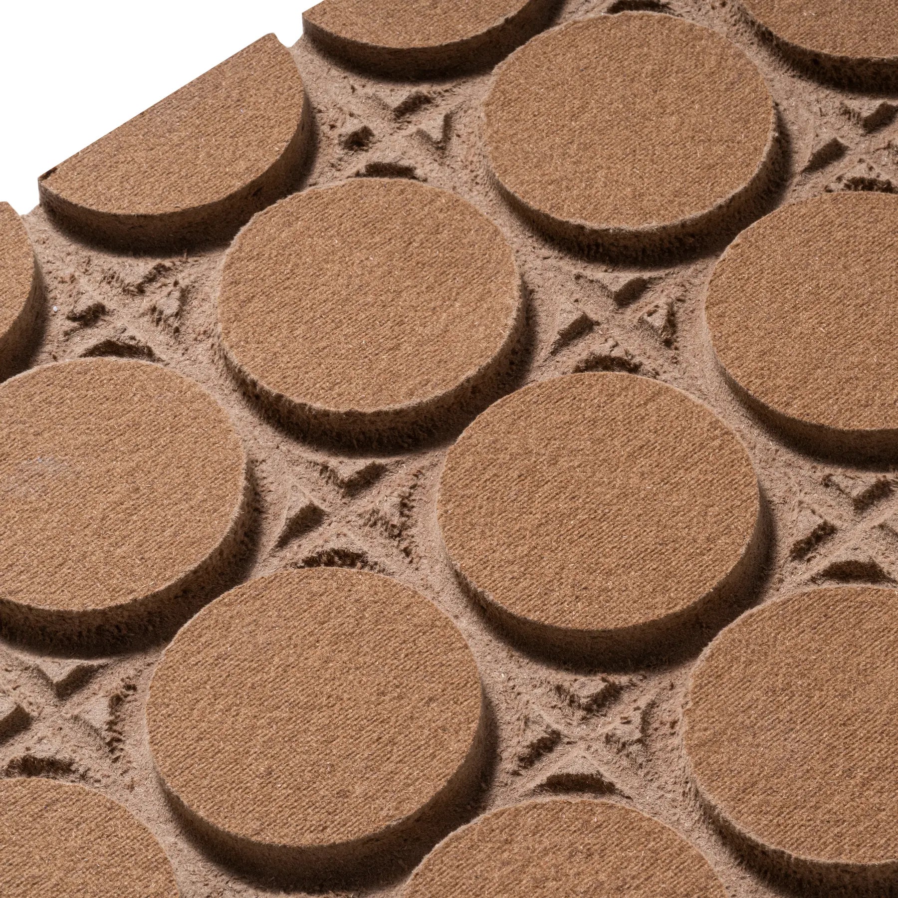 Ökologisches Trockenbau Holzfaser Kreiselement 25 mm Fußbodenheizung MC Therm Systemtechnik