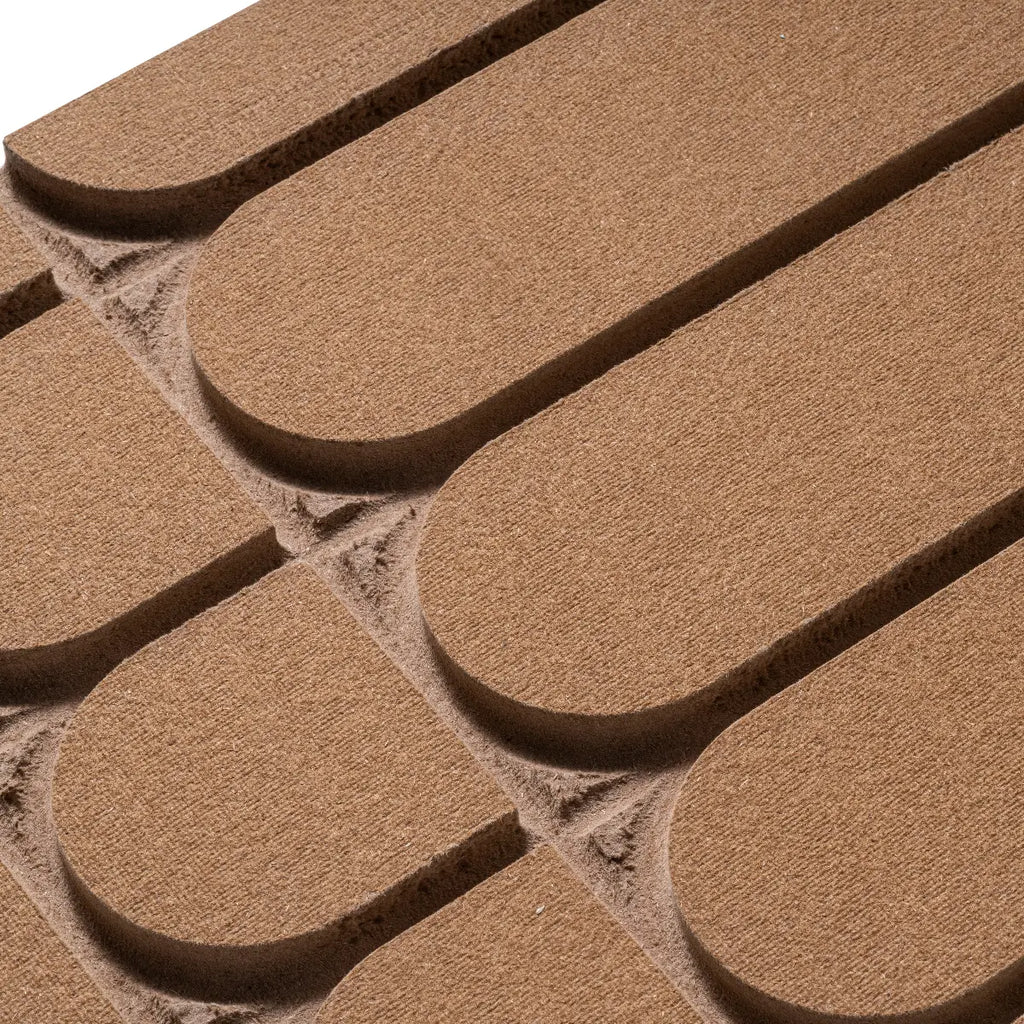 Trockenbau Akustik Holzfaser gerades Element - die ökologische Fußbodenheizung MC Therm Systemtechnik