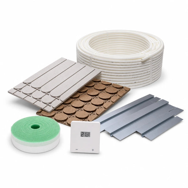 Trockenbau Fußbodenheizung Komplettset | Trockenbausystem-Konfigurator MC Therm