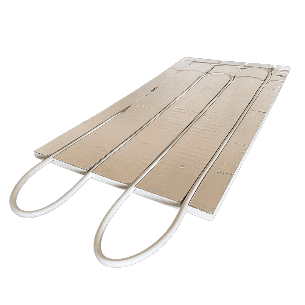 ArdusAlu EPS - Platte – Gerades Element für Fußbodenheizung Trockenbau mit Rohr diagonal - MC Therm Shop