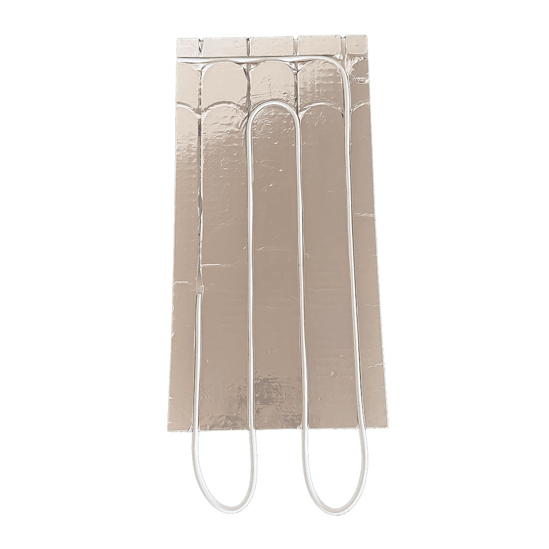 ArdusAlu EPS - Platte – Gerades Element für Fußbodenheizung Trockenbau mit Rohr von oben - MC Therm Shop