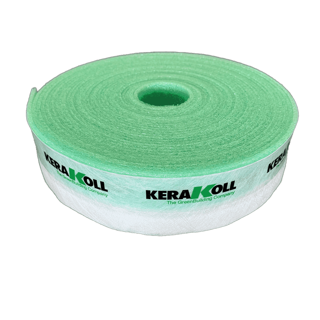 50mm hoher Kerakoll Randdämmstreifen mit Armierung für Spezialestrich im Dünnschichtsystem