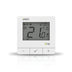 E4i-W WLAN-Raumthermostat Aufputz weiß – ENGO Thermostat für Fußbodenheizung, Frontansicht