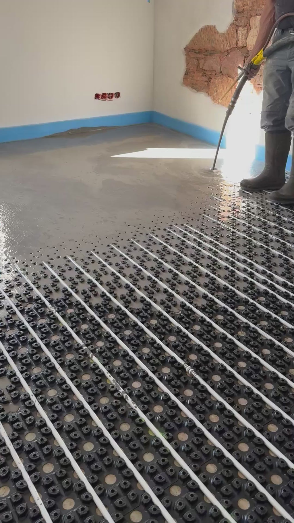 Komplettset Dünnschicht Fußbodenheizung für 18 mm Aufbauhöhe 10m²