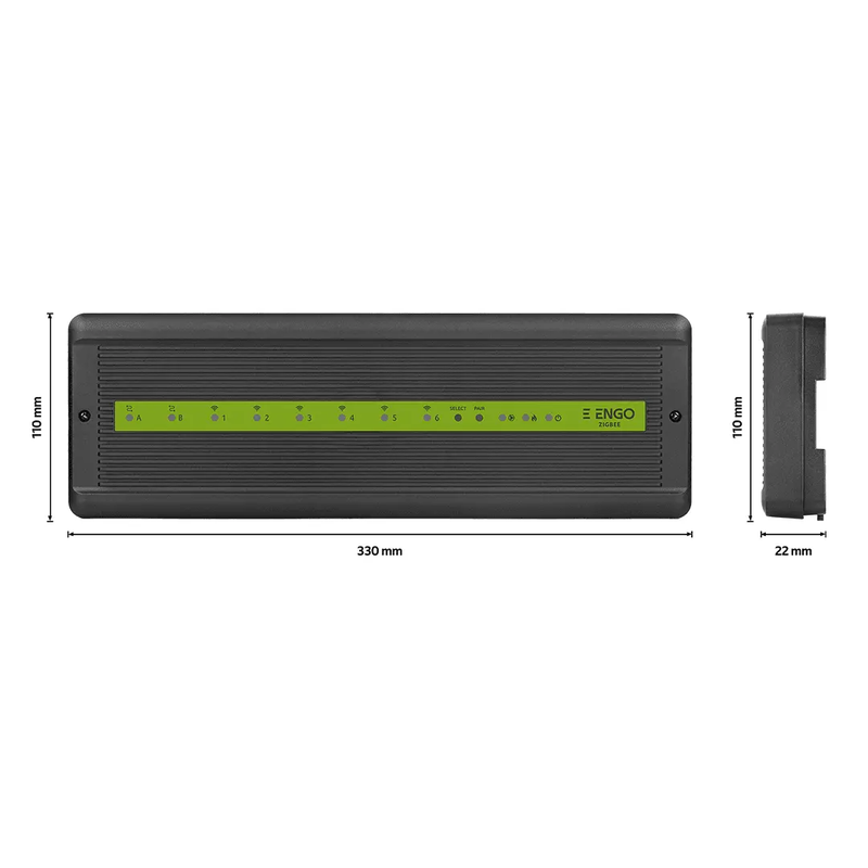 Regelklemmleiste ZigBee 8 Zonen ECB62 - ZB - MC Therm Shop